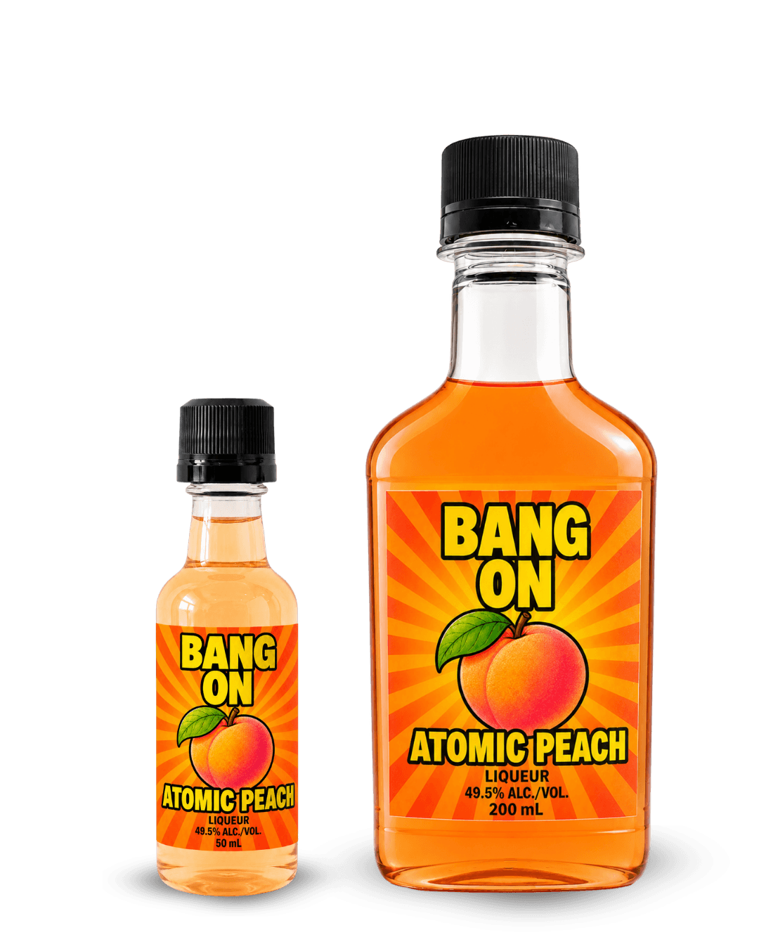 Bang On Atomic Peach bottle